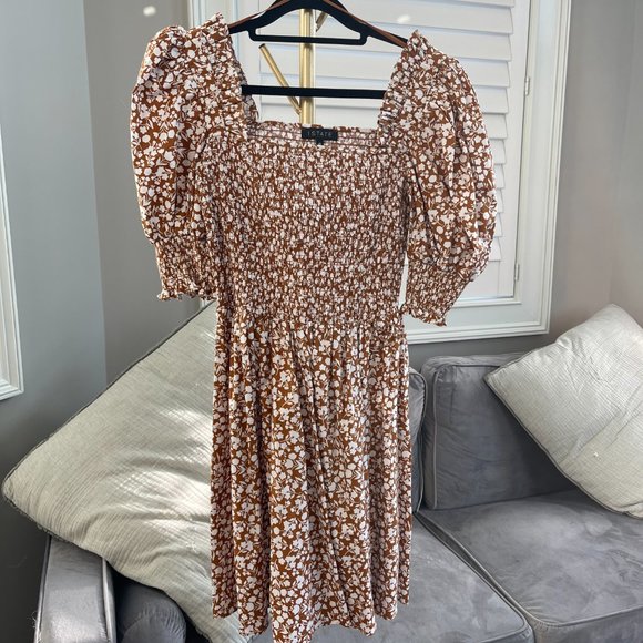 Puffy Sleeve Dress - Picture 2 of 2